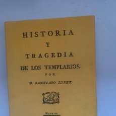 Libros de segunda mano: HISTORIA Y TRAGEDIA DE LOS TEMPLARIOS (BOLS,7). Lote 393657479