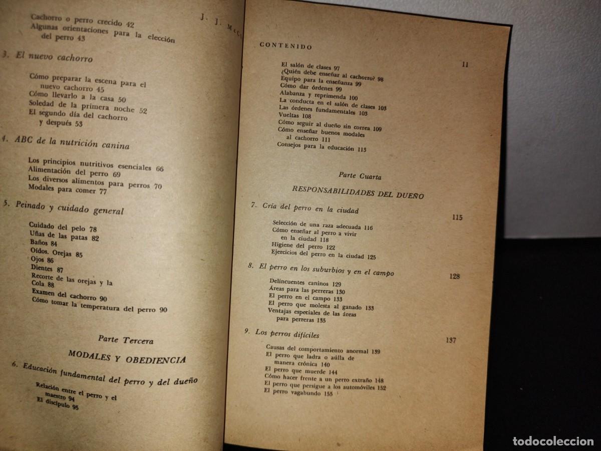 Libros de segunda mano: 66- LIBRO COMPLETO DE LA EDUCACI&Oacute;N Y CUIDADO DEL PERRO - J. J. MCCOY - Foto 5