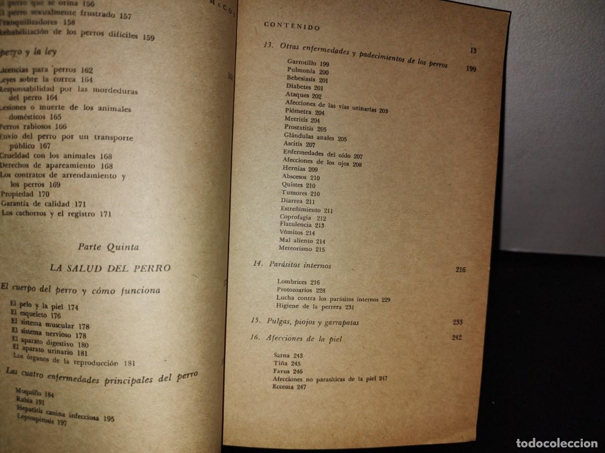 Libros de segunda mano: 66- LIBRO COMPLETO DE LA EDUCACI&Oacute;N Y CUIDADO DEL PERRO - J. J. MCCOY - Foto 6