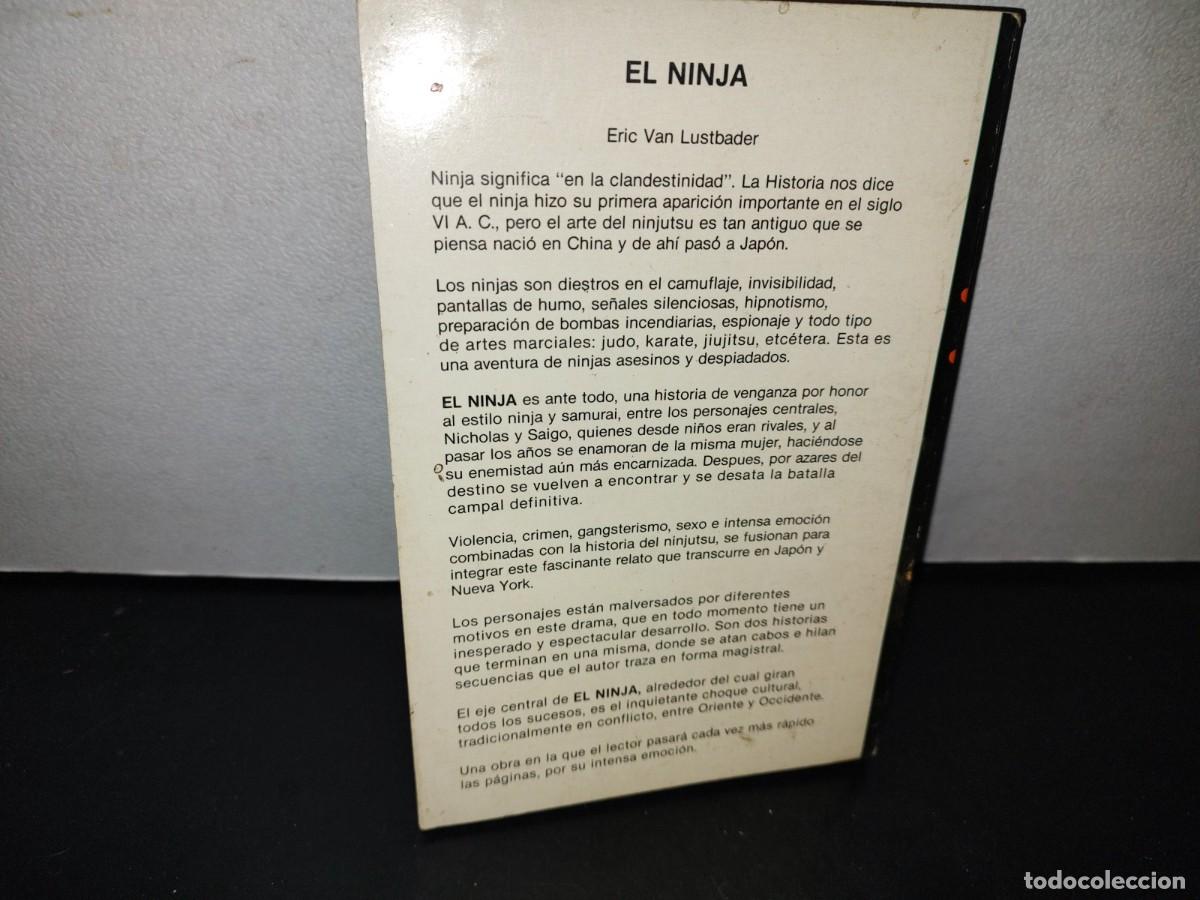 Libros de segunda mano: 66- EL NINJA - ERIC VAN LUSTBADER - PRIMERA EDICI&Oacute;N 1981 - Foto 3