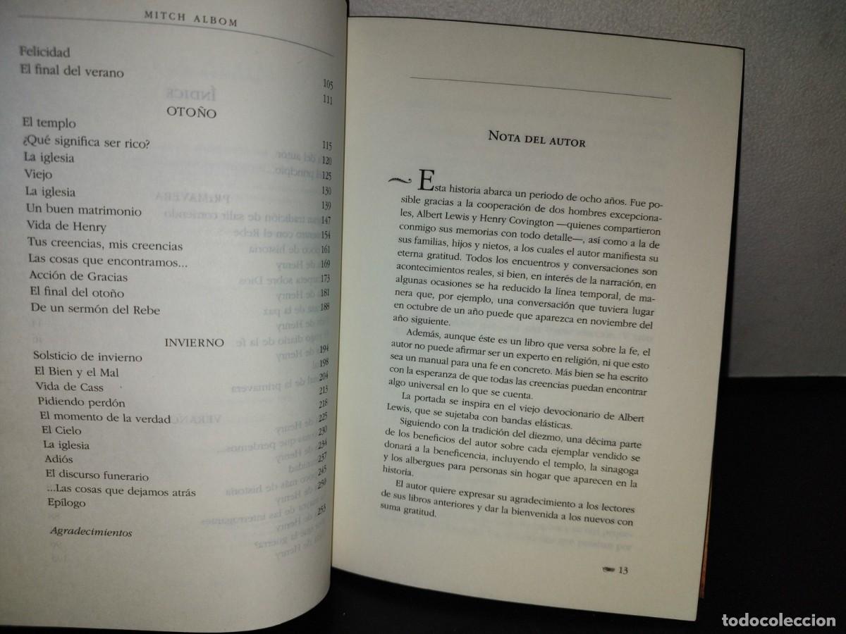 Libros de segunda mano: 66- TEN UN POCO DE FE - MITCH ALBOM - Foto 7