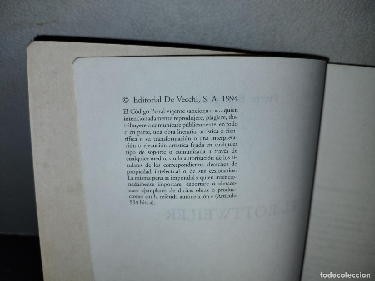 Libros de segunda mano: 66- EL ROTTWEILER - PIERRE BOURGEOIS - Foto 4