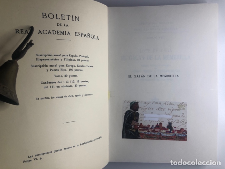 Libros de segunda mano: EL GAL&Aacute;N DE LA MEMBRILLA. LOPE DE VEGA. - Foto 3