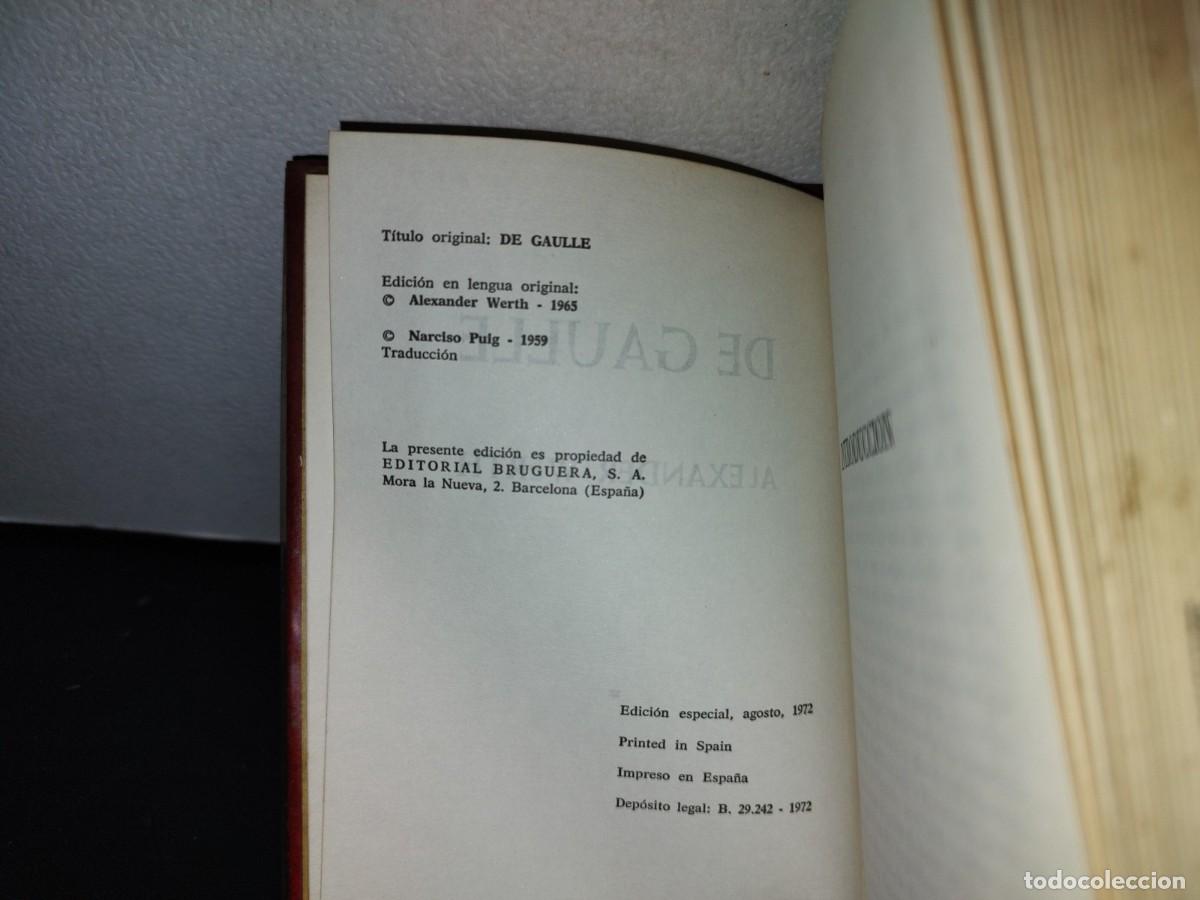 Libros de segunda mano: 66- DE GAULLE - ALEXANDER WERTH - Foto 4