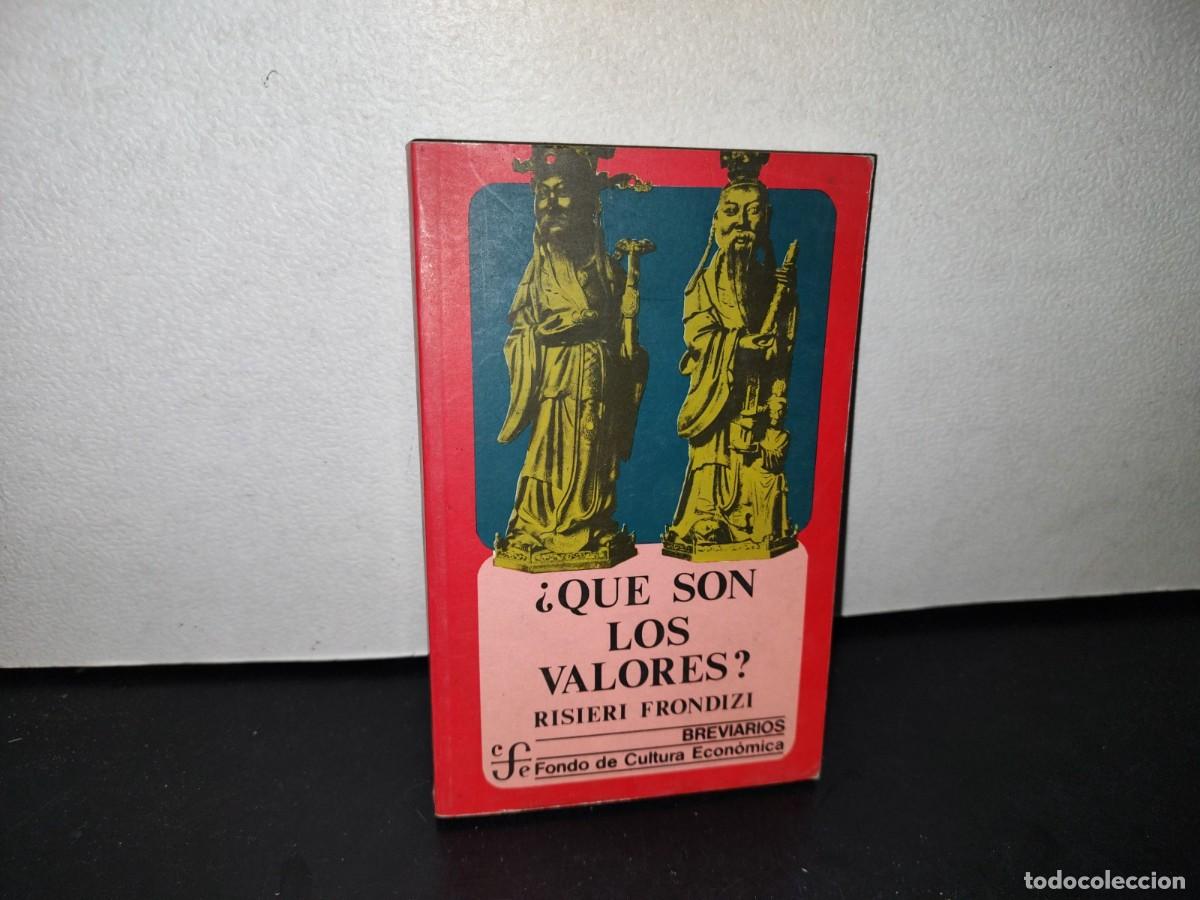 Libros de segunda mano: 66- &iquest;QU&Eacute; SON LOS VALORES?. INTRODUCCI&Oacute;N A LA AXIOLOG&Iacute;A - RISIERI FRONDIZI - Foto 1
