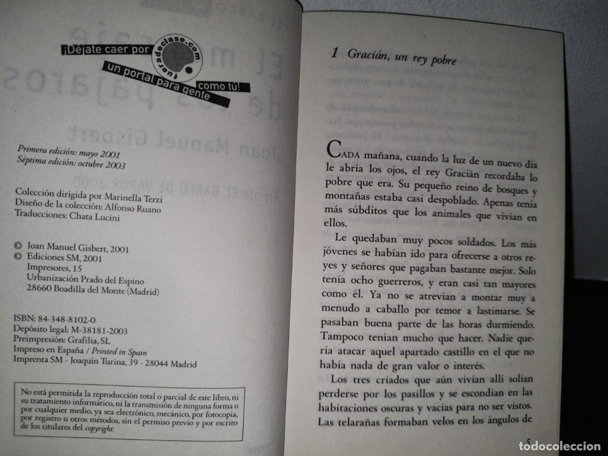 Libros de segunda mano: 66- EL MENSAJE DE LOS P&Aacute;JAROS - JOAN MANUEL GISBERT - Foto 4
