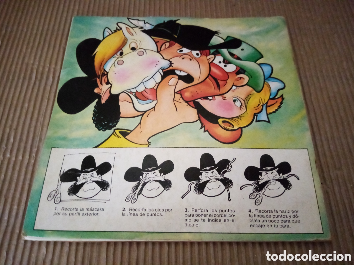 Libros de segunda mano: Lucky Luke. El libro de las m&aacute;scaras. - Foto 3
