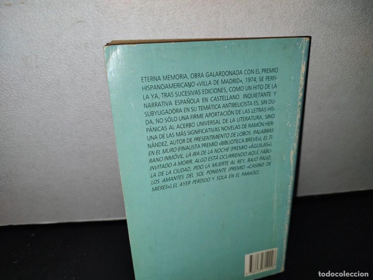 Libros de segunda mano: 66- ETERNA MEMORIA - RAM&Oacute;N HERN&Aacute;NDEZ - 1988 - Foto 3