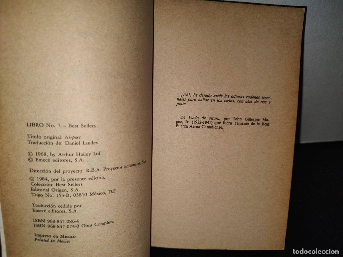Libros de segunda mano: 210- AEROPUERTO - ARTHUR HAILEY - Foto 4
