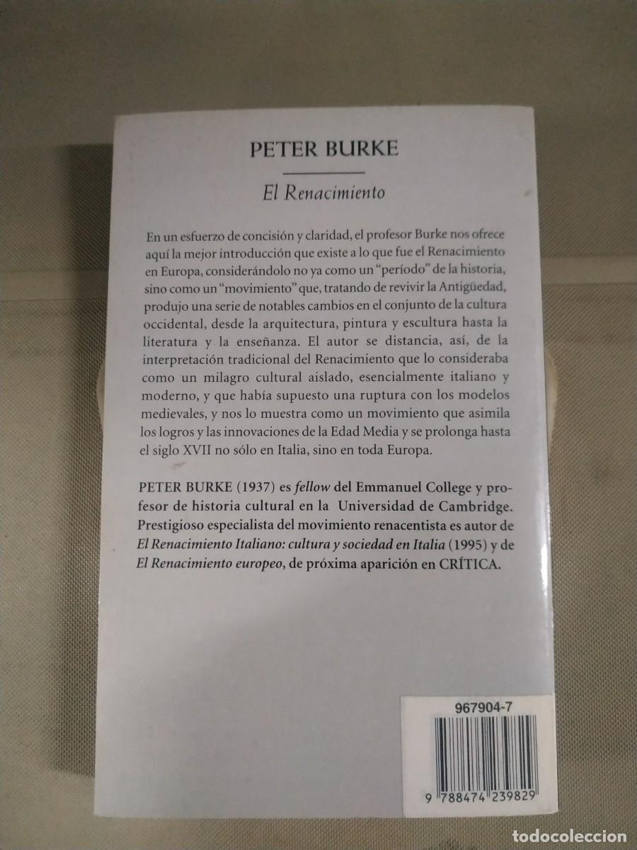 Libros de segunda mano: El Renacimiento - Peter Burke - Foto 2
