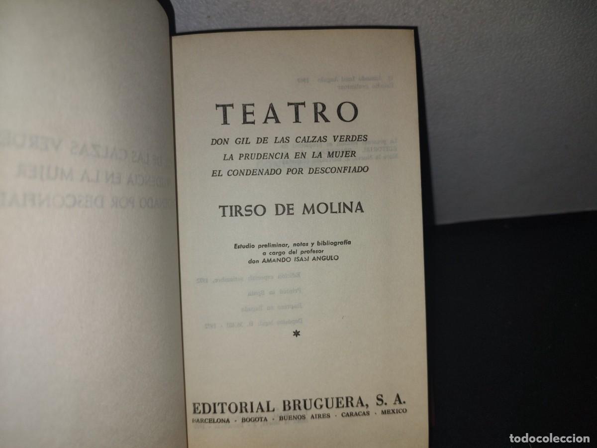 Libros de segunda mano: 66- TEATRO. TIRSO DE MOLINA - Foto 3