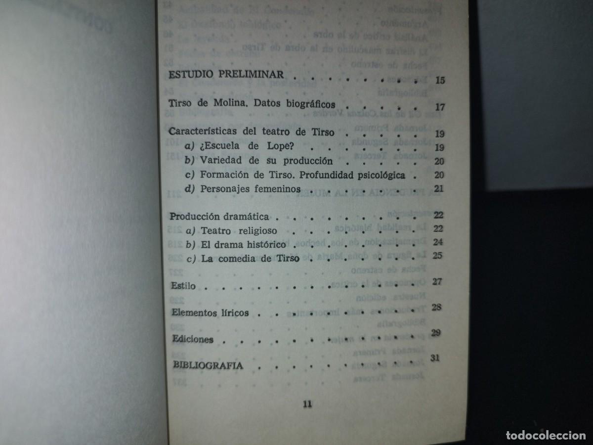 Libros de segunda mano: 66- TEATRO. TIRSO DE MOLINA - Foto 5
