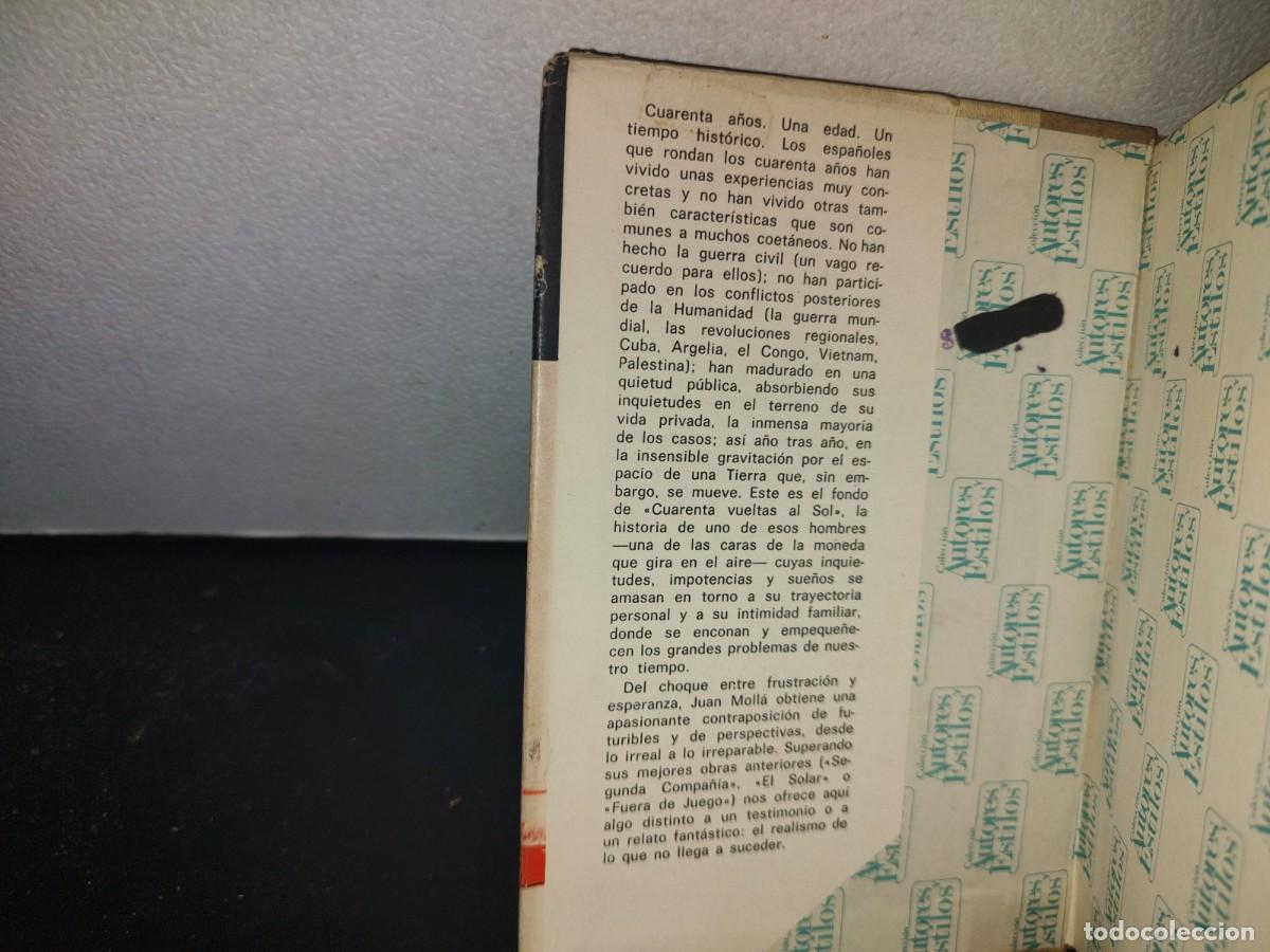 Libros de segunda mano: 66- CUARENTA VUELTAS AL SOL - JUAN MOLL&Aacute; - 1973 - Foto 3