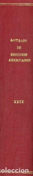 Libros de segunda mano: Anuario de Estudios Americanos XXIX - Foto 1