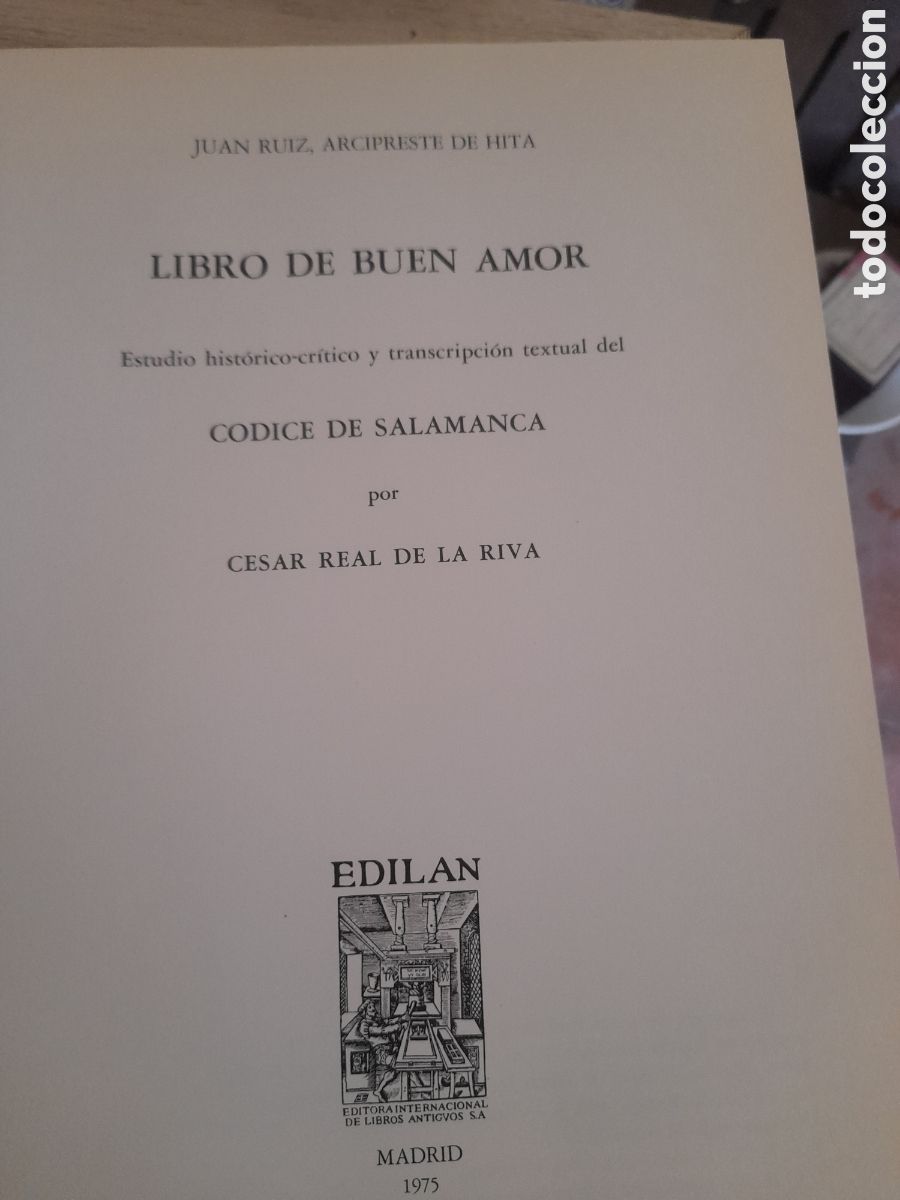 Libros de segunda mano: Libro de Buen Amor, Edici&oacute;n facs&iacute;mil del C&oacute;dice de Salamanca, numerado - Foto 4