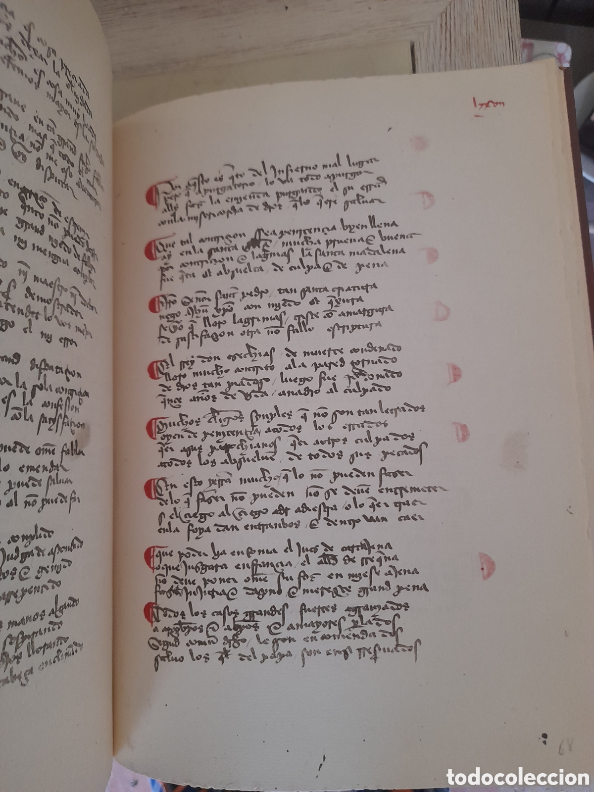 Libros de segunda mano: Libro de Buen Amor, Edici&oacute;n facs&iacute;mil del C&oacute;dice de Salamanca, numerado - Foto 7