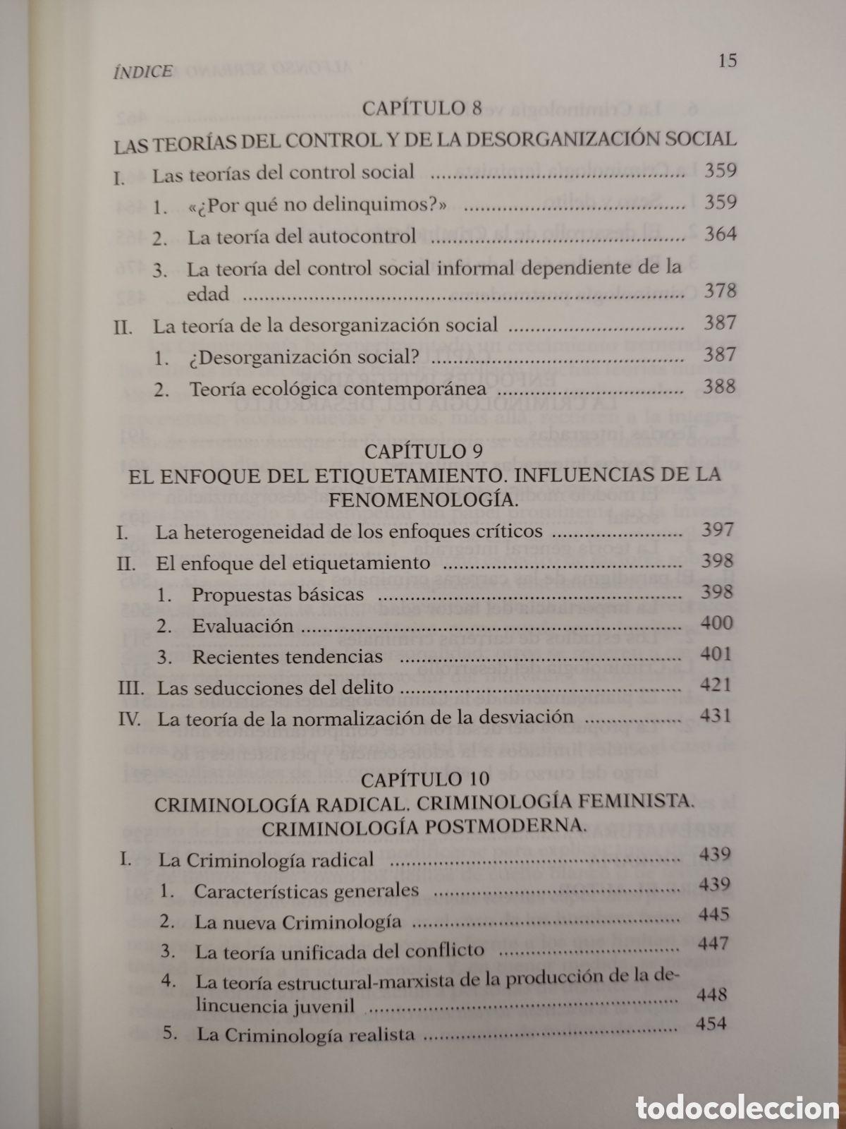 Libros de segunda mano: Introducci&oacute;n a la criminolog&iacute;a/ Alfonso Serrano Ma&iacute;llo/ Dykinson, 2005 - Foto 8