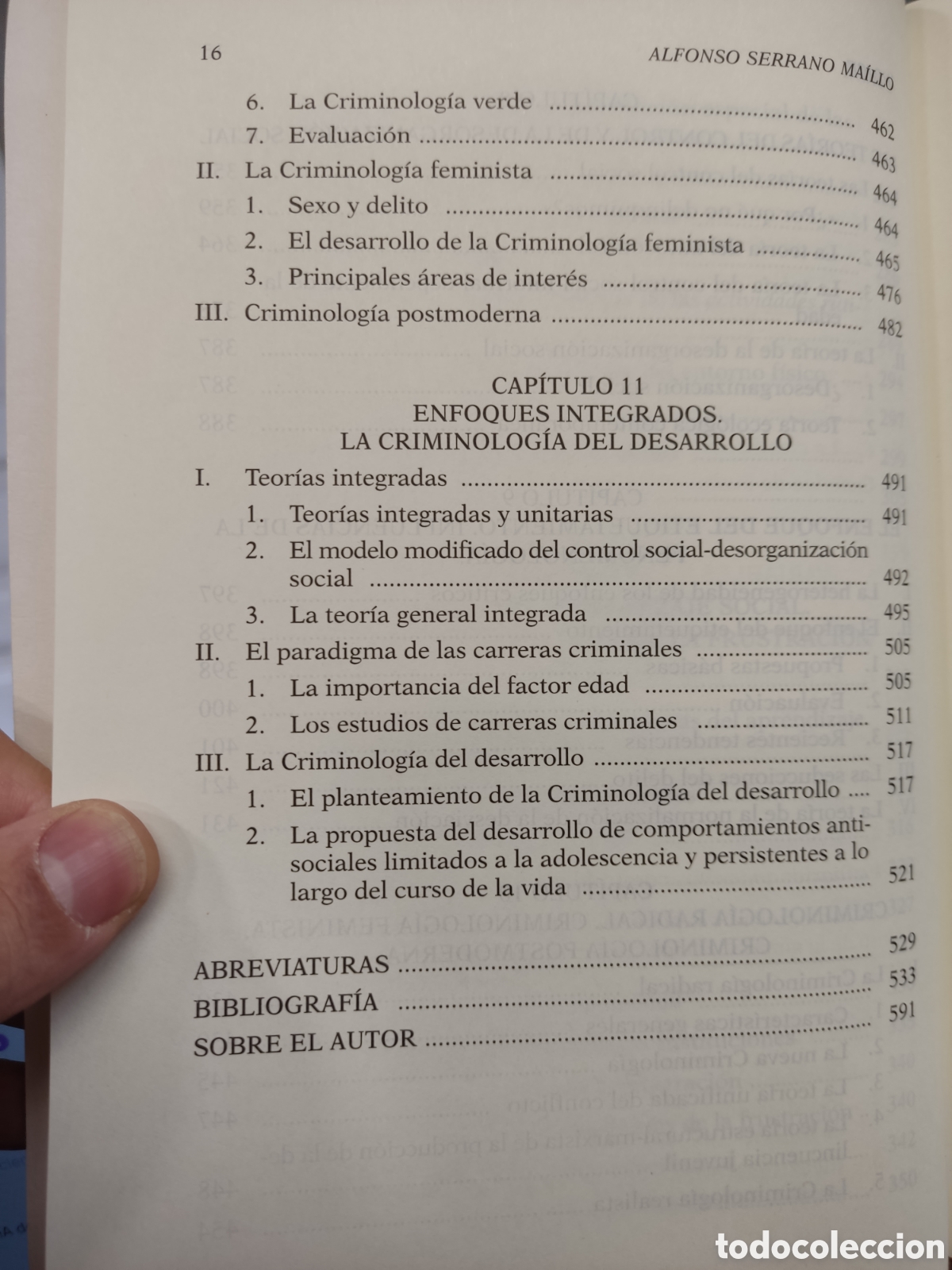 Libros de segunda mano: Introducci&oacute;n a la criminolog&iacute;a/ Alfonso Serrano Ma&iacute;llo/ Dykinson, 2005 - Foto 9
