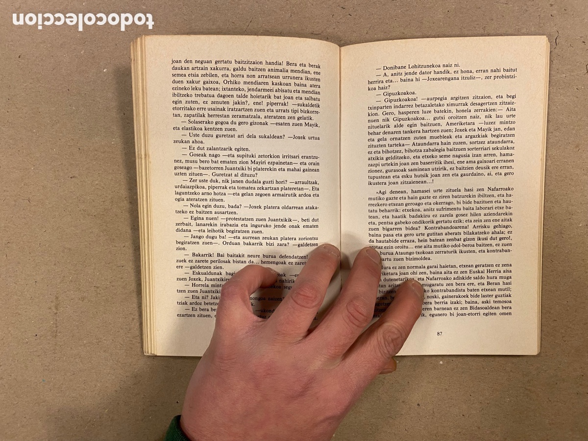 Libros de segunda mano: MUGARRIA. PABLO SASTRE. ELKAR ARGITALETXEA 1982. EUSKARAZ. - Foto 5
