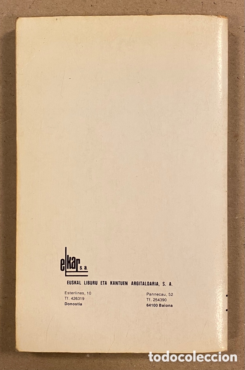 Libros de segunda mano: MUGARRIA. PABLO SASTRE. ELKAR ARGITALETXEA 1982. EUSKARAZ. - Foto 6