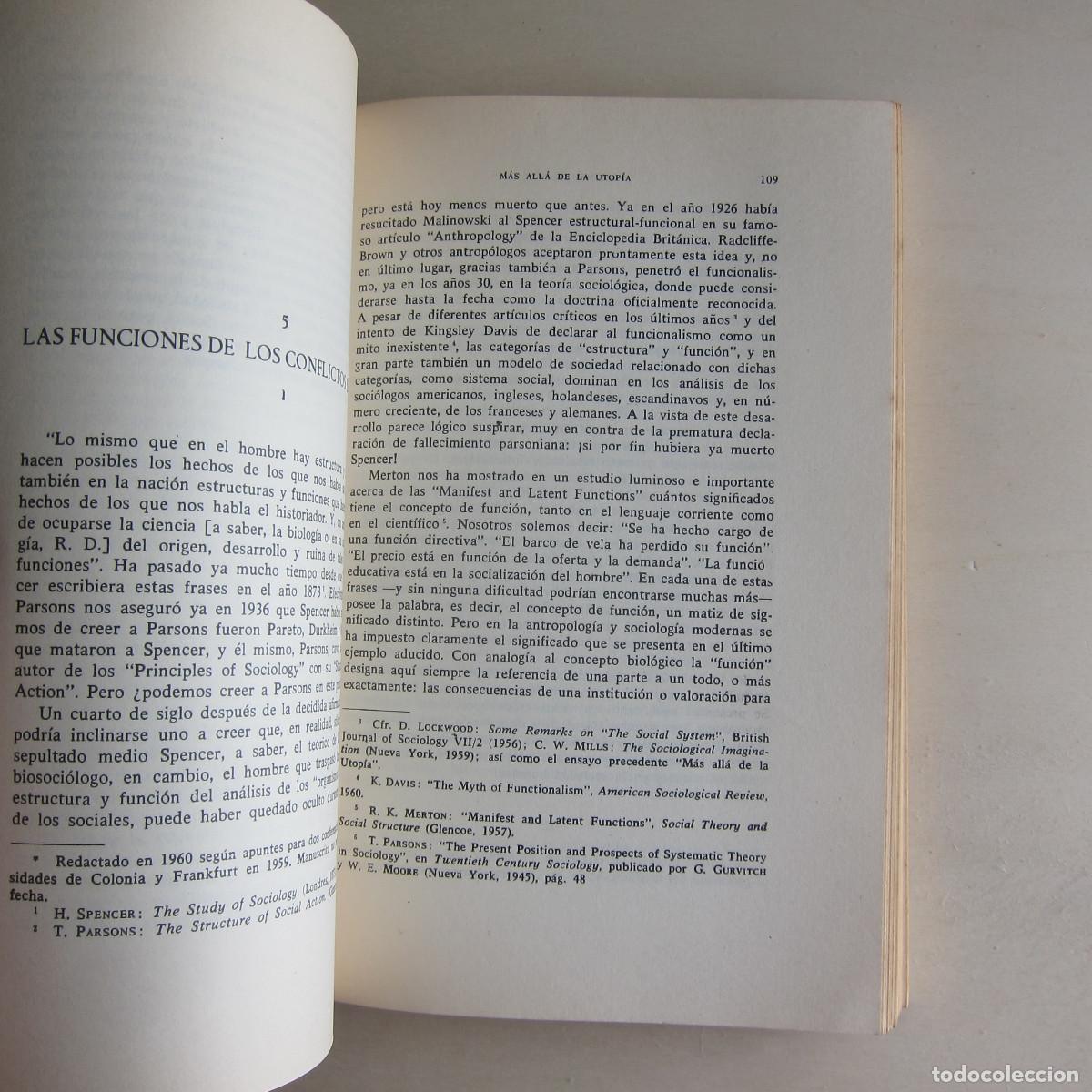 Libros de segunda mano: SOCIEDAD Y LIBERTAD - RALF DAHRENDORF (TECNOS) - Foto 2