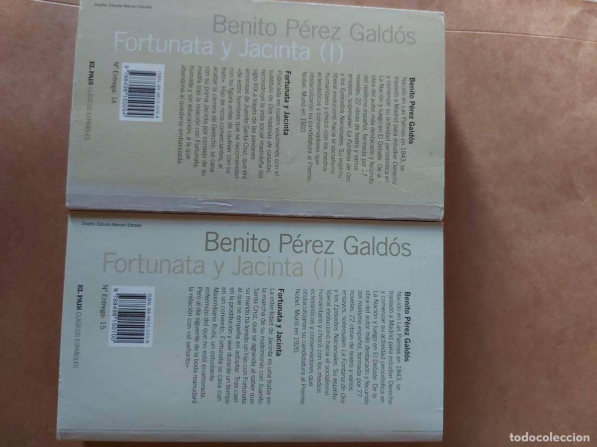 Libros de segunda mano: FORTUNATA Y JACINTA BENITO PEREZ GALDOS 2 TOMOS - Foto 2