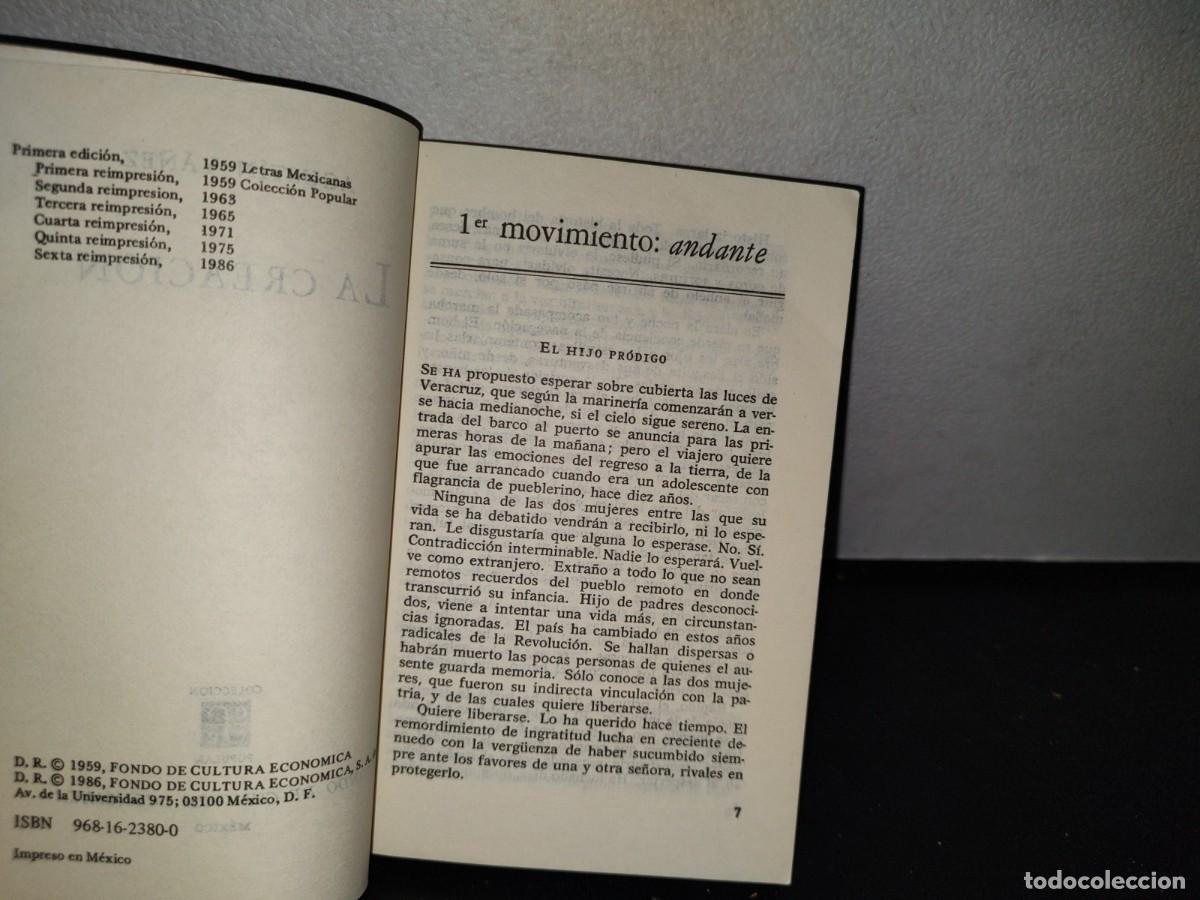 Libros de segunda mano: 66- LA CREACI&Oacute;N - AGUST&Iacute;N Y&Aacute;&Ntilde;EZ - Foto 4