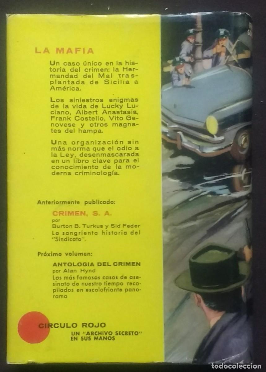 Libros de segunda mano: LA MAFIA - FREDERICK SONDERN JR. - C&Iacute;RCULO ROJO. - Foto 2