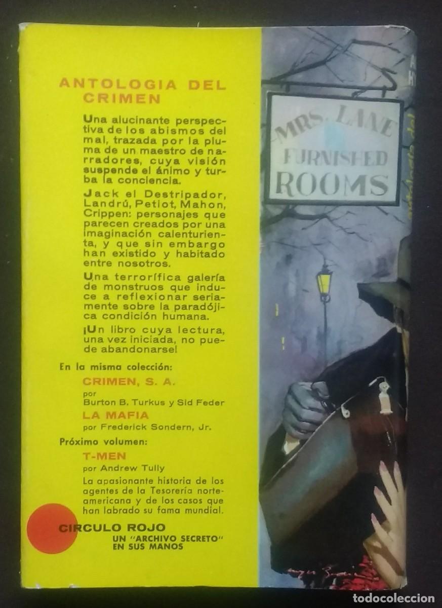 Libros de segunda mano: ANTOLOGIA DEL CRIMEN - ALAN HYND - C&Iacute;RCULO ROJO. - Foto 2