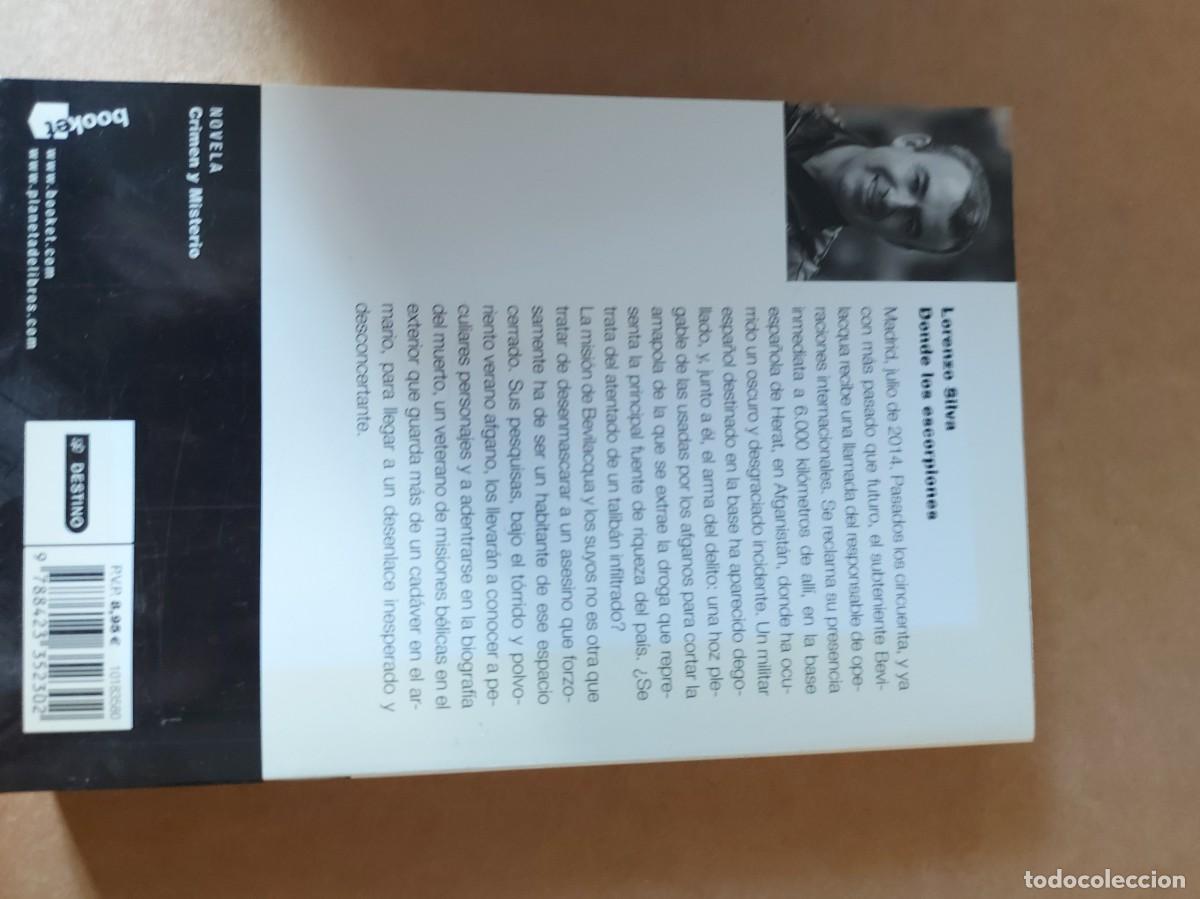 Libros de segunda mano: DONDE LOS ESCORPIONES LORENZO SILVA - Foto 2