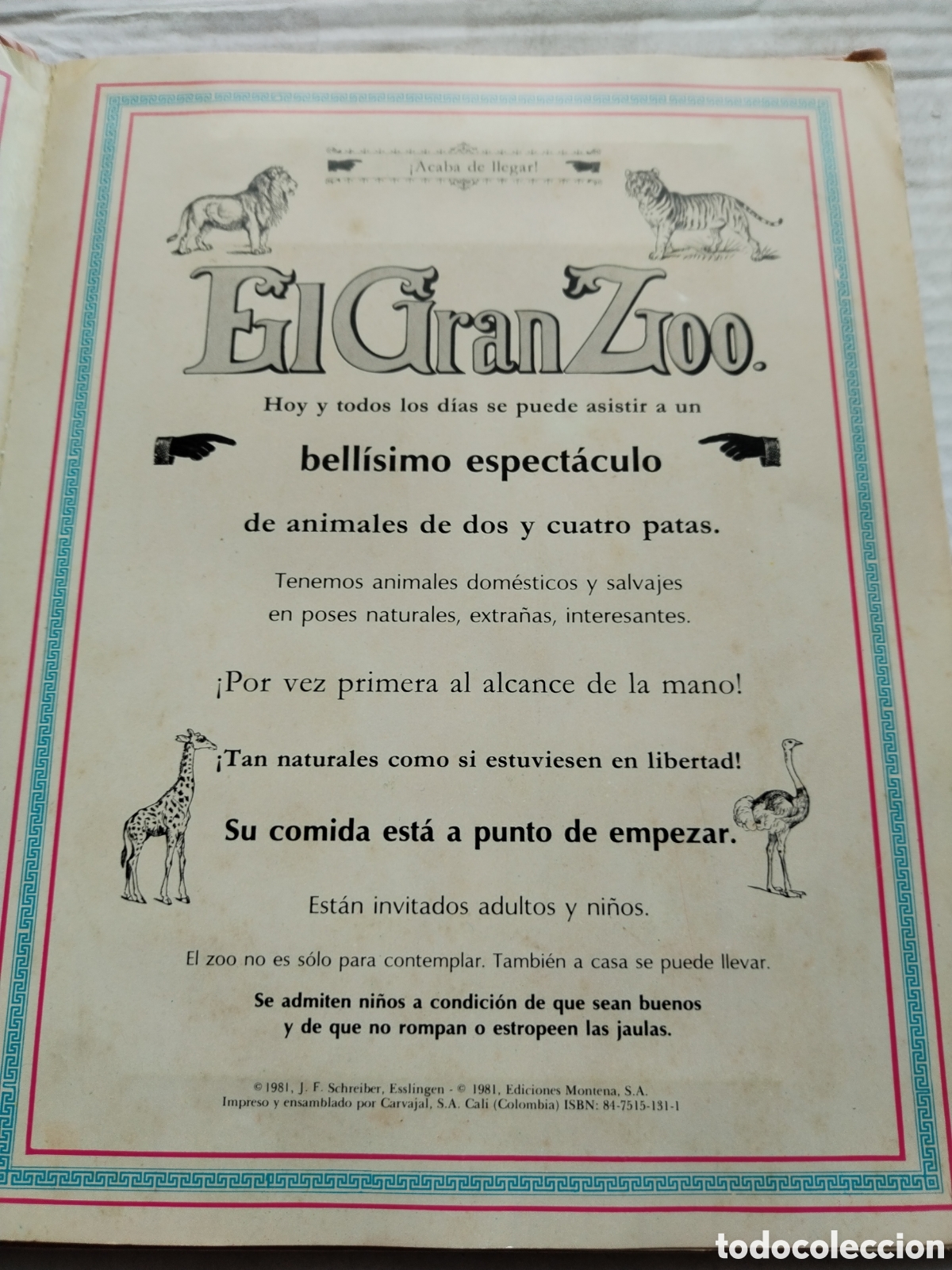 Libros de segunda mano: EL GRAN ZOO/MONTENA POP-UP - Foto 2