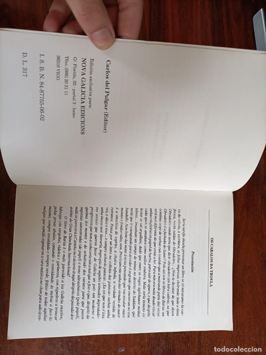 Libros de segunda mano: OS CABALOS DA TROULA. FRANCISCO BARXA. - Foto 2