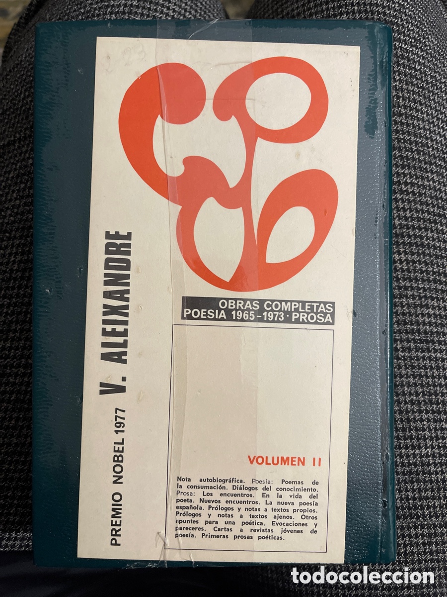 Libros de segunda mano: Obras completas. Vicente Alexandre. Volumen II - Foto 2