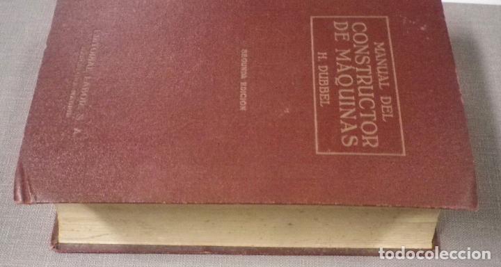 Libros de segunda mano: Manual del constructor de M&Aacute;QUINAS tomo II - Foto 2