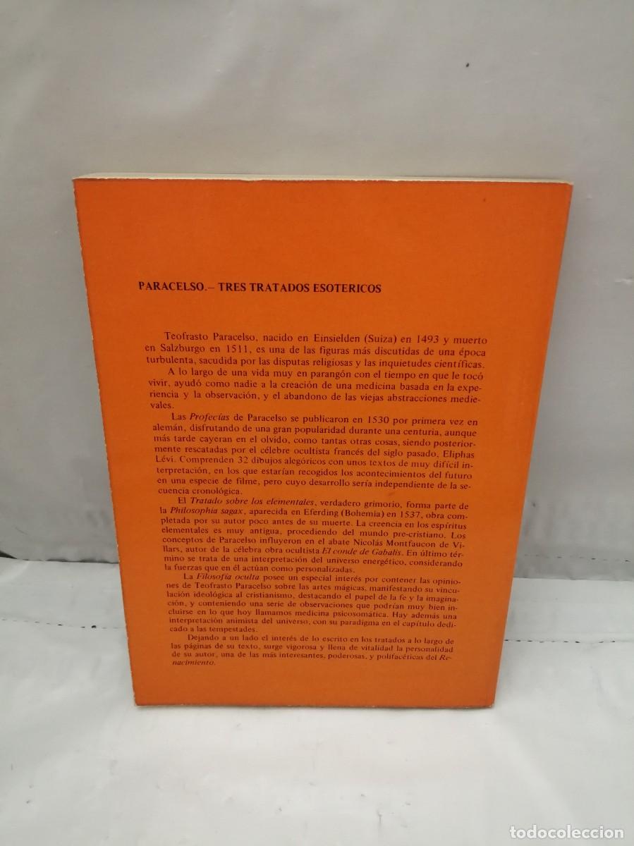 Libros de segunda mano: TRES TRATADOS ESOT&Eacute;RICOS (PRIMERA EDICI&Oacute;N) - Foto 2