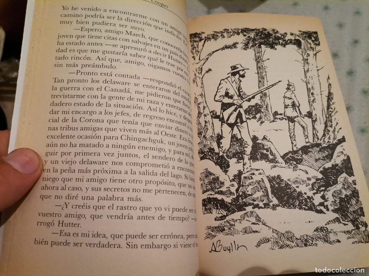Libros de segunda mano: EL CAZADOR DE CIERVOS FENIMORE COOPER ED. JUVENIL PPP 1990 - Foto 3