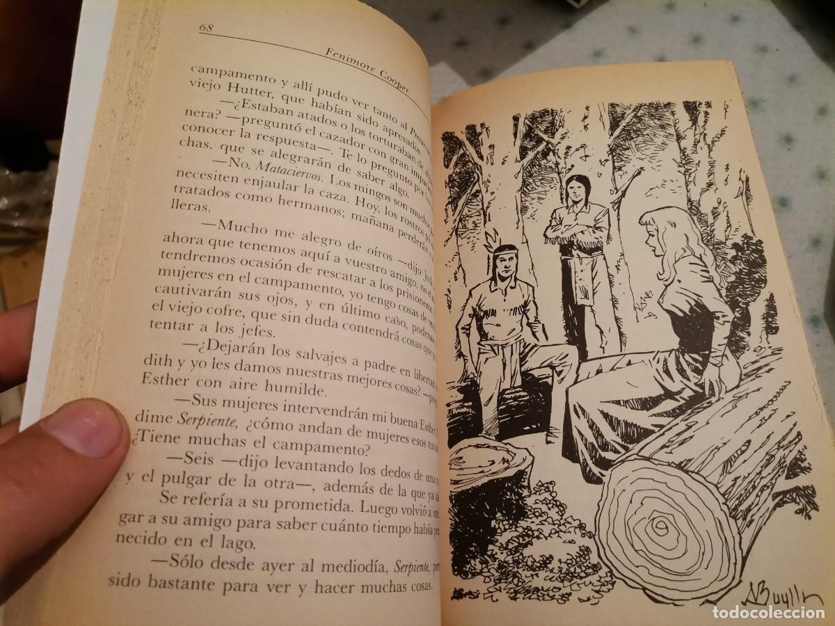 Libros de segunda mano: EL CAZADOR DE CIERVOS FENIMORE COOPER ED. JUVENIL PPP 1990 - Foto 4