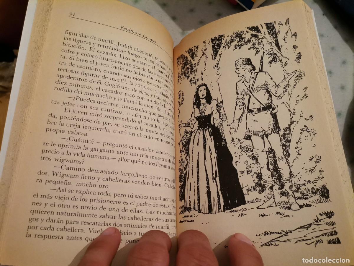 Libros de segunda mano: EL CAZADOR DE CIERVOS FENIMORE COOPER ED. JUVENIL PPP 1990 - Foto 5