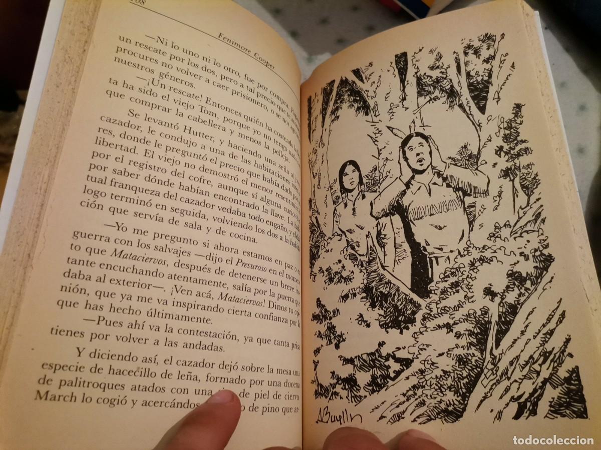 Libros de segunda mano: EL CAZADOR DE CIERVOS FENIMORE COOPER ED. JUVENIL PPP 1990 - Foto 6