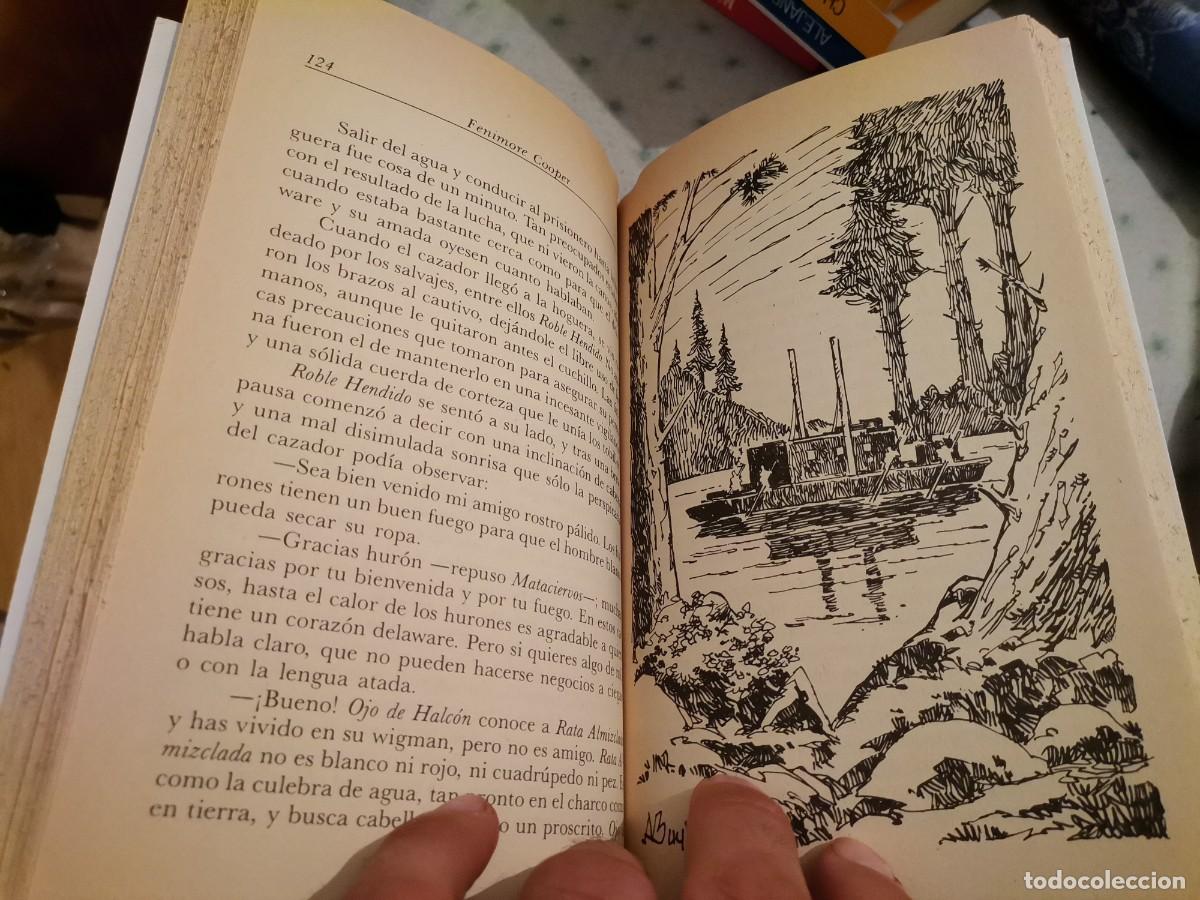 Libros de segunda mano: EL CAZADOR DE CIERVOS FENIMORE COOPER ED. JUVENIL PPP 1990 - Foto 7