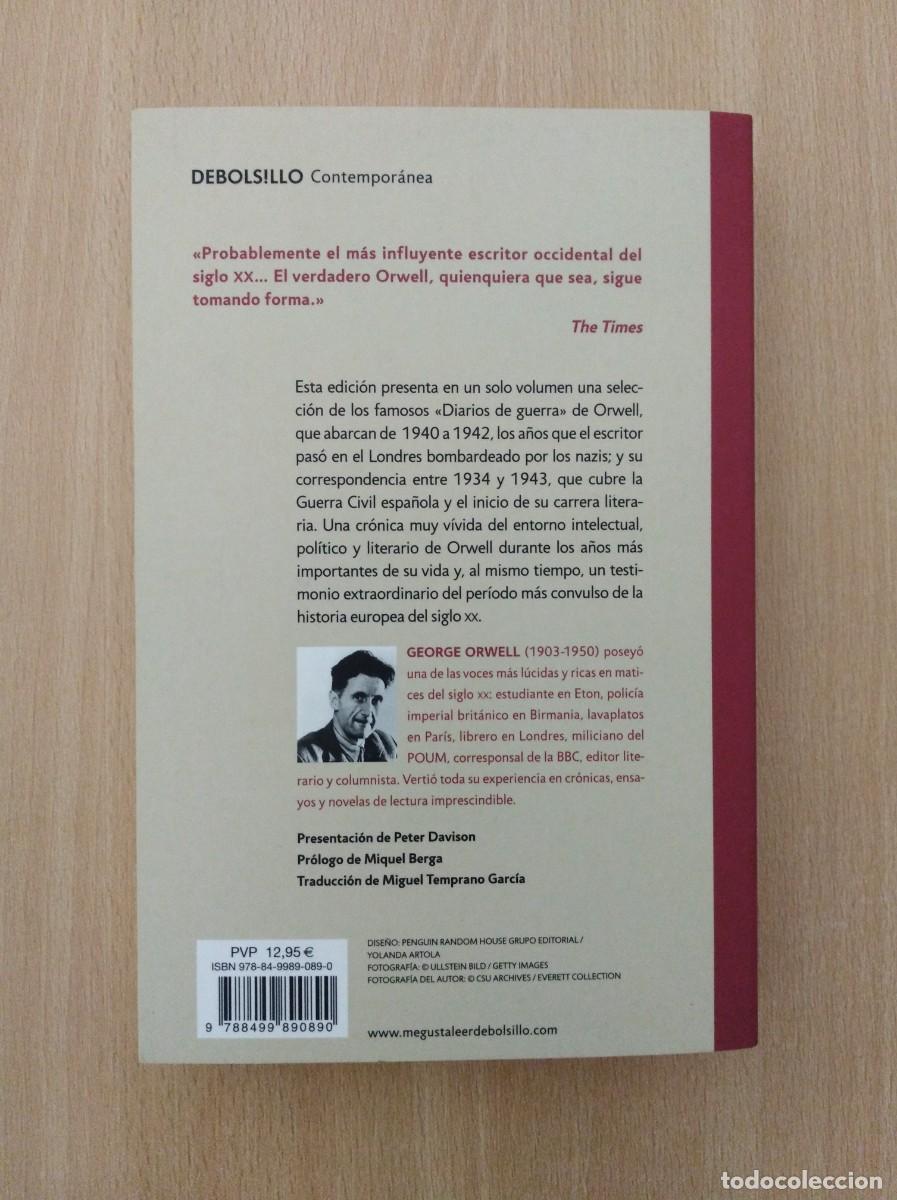 Libros de segunda mano: ESCRITOR EN GUERRA. George Orwell - Foto 2