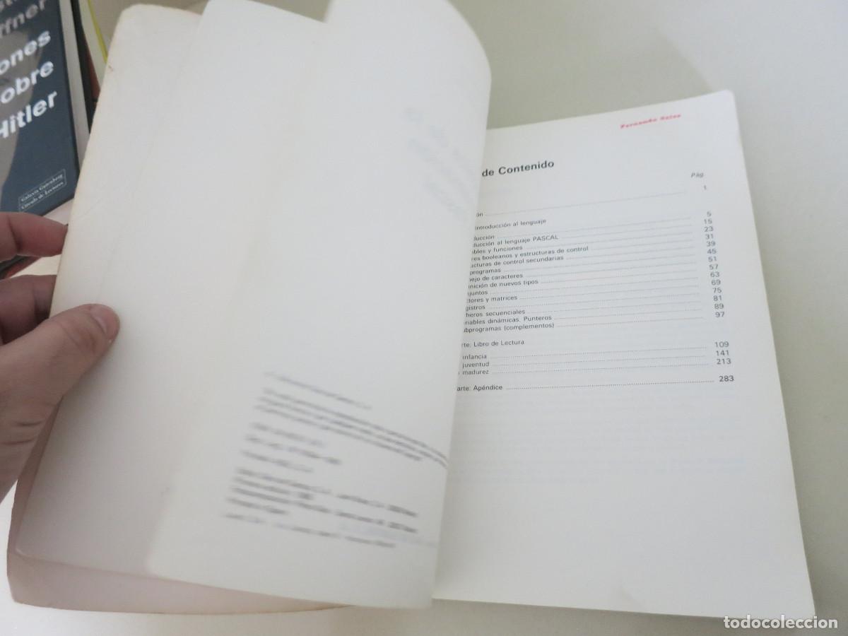 Libros de segunda mano: INFORMATICA LA T&Eacute;CNICA DE LA PROGRAMACI&Oacute;N EN PASCAL - ED. DIAZ DE SANTOS - Foto 5