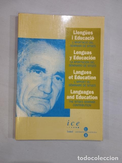 Libros de segunda mano: Joan Perera (ed.) - Lleng&uuml;es i educaci&oacute;. Laportaci&oacute; del seminari de Sitges - Foto 1