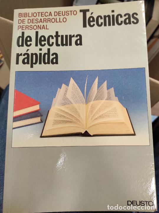 Libros de segunda mano: T&Eacute;CNICAS DE LECTURA R&Aacute;PIDA. BIBLIOTECA DEUSTO DE DESARROLLO PERSONAL. EDICIONES DEUSTO - Foto 1