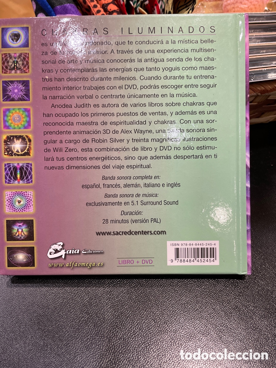 Libros de segunda mano: Chacras iluminados +dvd. Anodea Judith - Foto 2