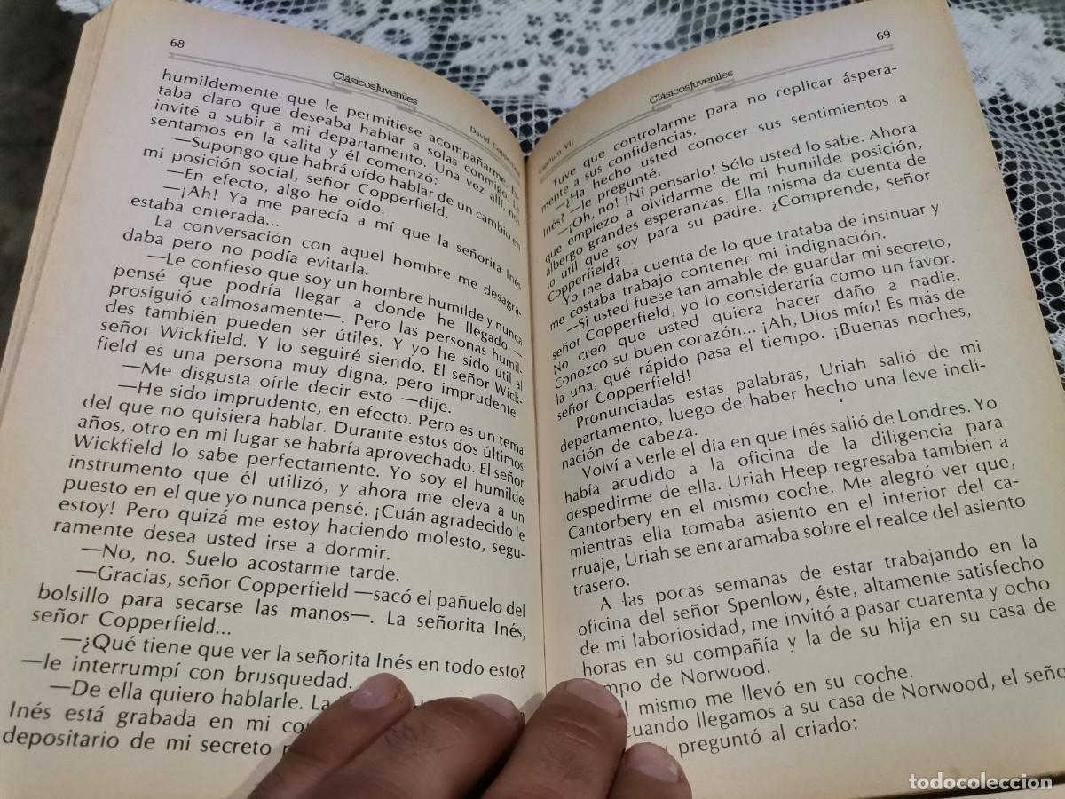 Libros de segunda mano: DAVID COPPERFIELD CHARLES DICKENS CL&Aacute;SICOS JUVENILES 1987 - Foto 3