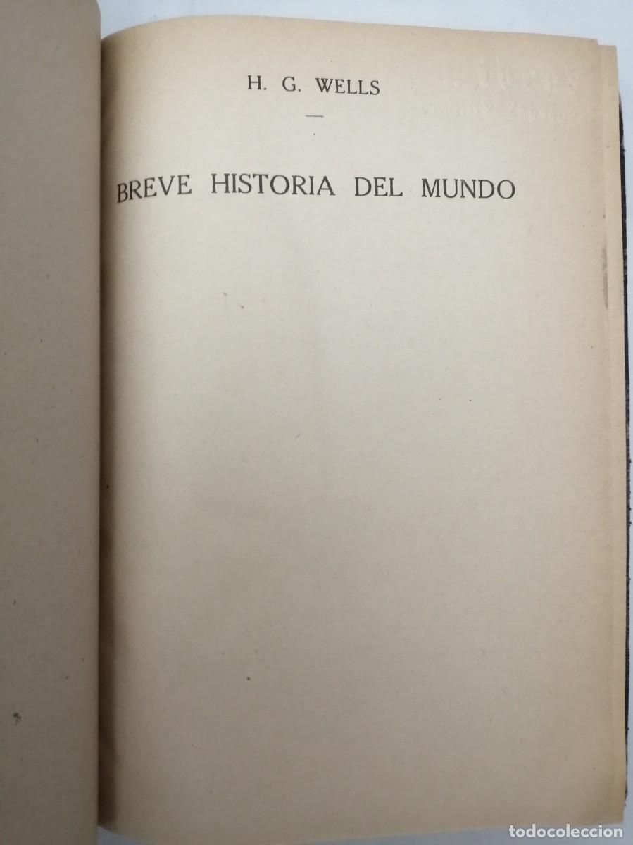 Libros de segunda mano: BREVE HISTORIA DEL MUNDO, CON 12 MAPAS - Foto 3