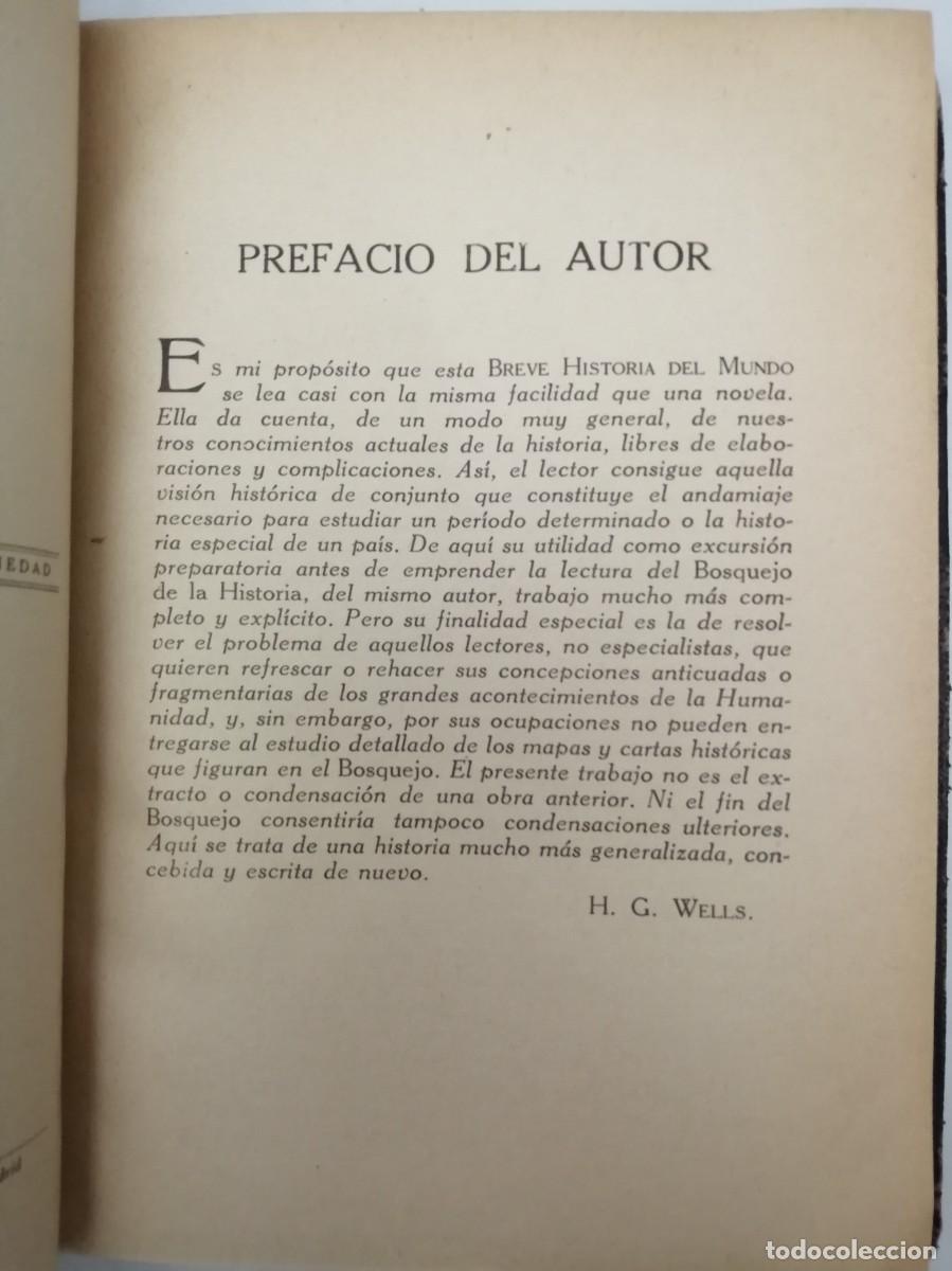 Libros de segunda mano: BREVE HISTORIA DEL MUNDO, CON 12 MAPAS - Foto 4