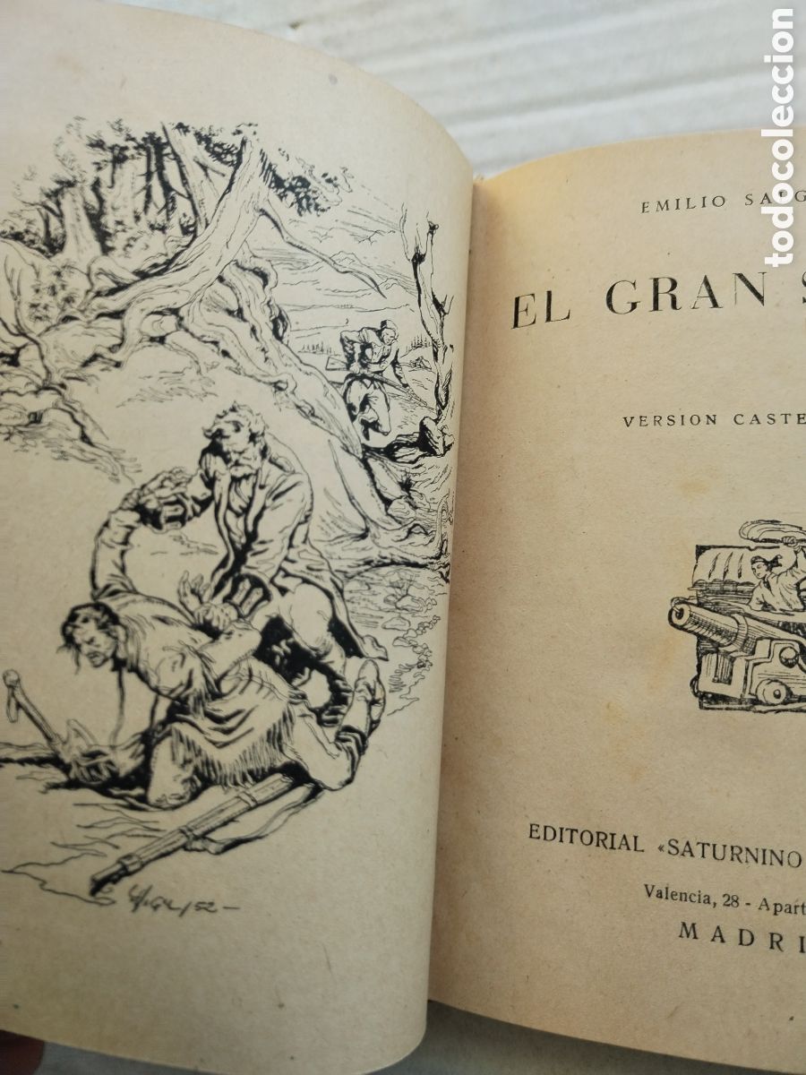 Libros de segunda mano: EL GRAN SAKEM/E. SALGARI - Foto 5