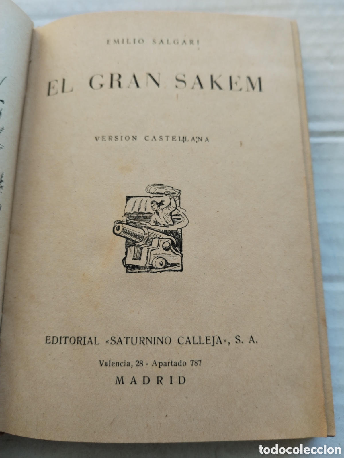 Libros de segunda mano: EL GRAN SAKEM/E. SALGARI - Foto 6